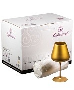 6 бокалов для вина Sophienwald Golden Line Burgogne