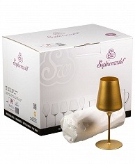 6 бокалов для вина Sophienwald Golden Line White wine